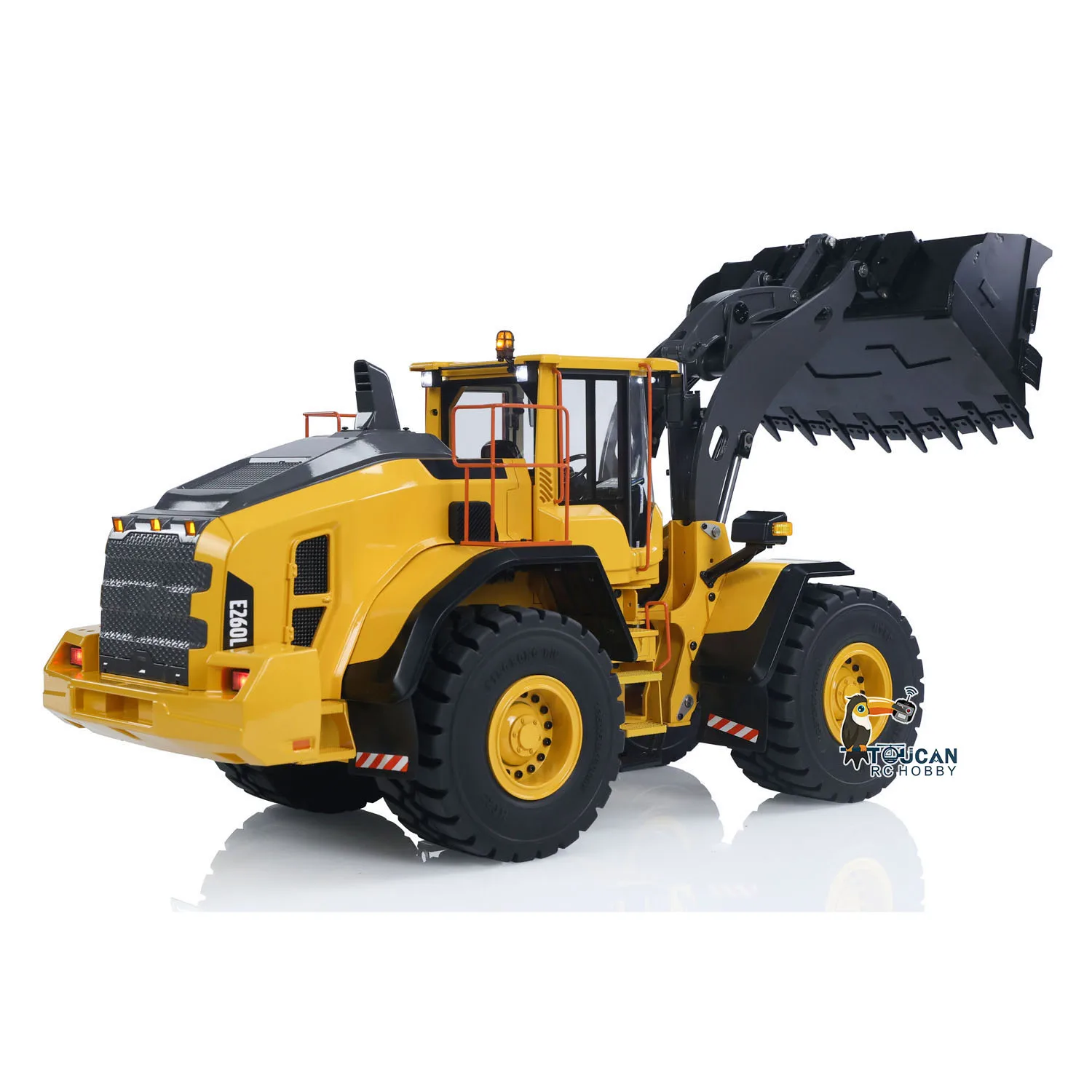 Metal 1/14 E260L Hydraulic RC Loader RTR Radio Control Heavy Machine Car Battery Painted Finished Truck Vehicle Toys for Boys 6