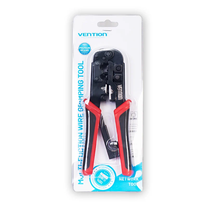 Vention RJ45 Crimping Tool RJ45 Network Cutting Tools 8P Crimper Cutter Stripper Plier for Modular RJ12 RJ11 Crimp Crimper