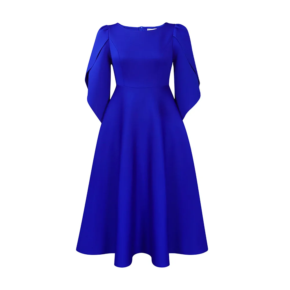 Abbigliamento Femminile Autunnale, Nuovo Stile Elegante e alla Moda, Abito da Cerimonia, Abito da Sera, Abito da Damigella per Feste Africane - immagine 5
