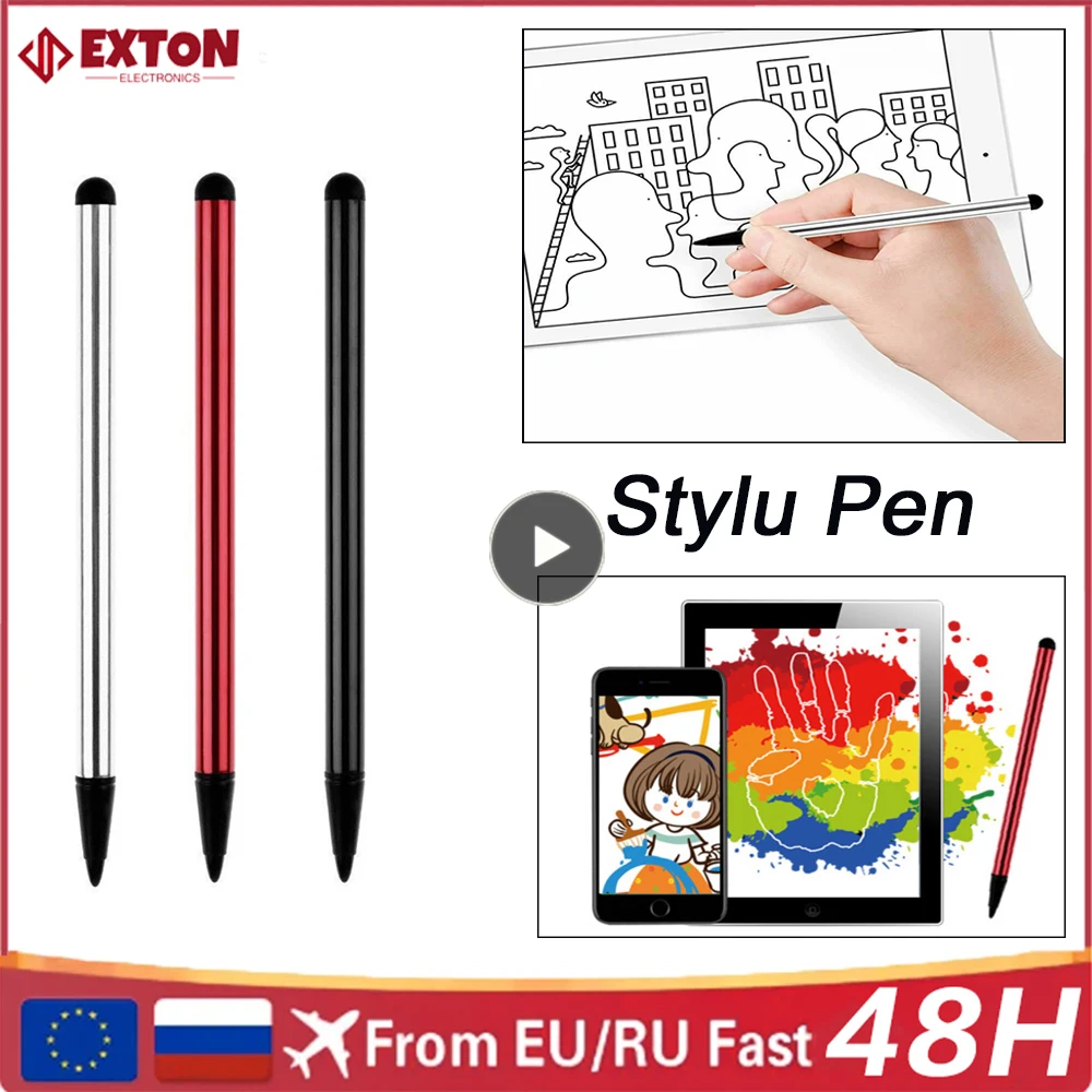 1 ~ 20Pcs Tavoletta Da Disegno Matita Capacitiva 2 In1 Touch Screen Penna Stylu Penna Touch Universale Penna Capacitiva Penna Di Resistenza A Doppio U