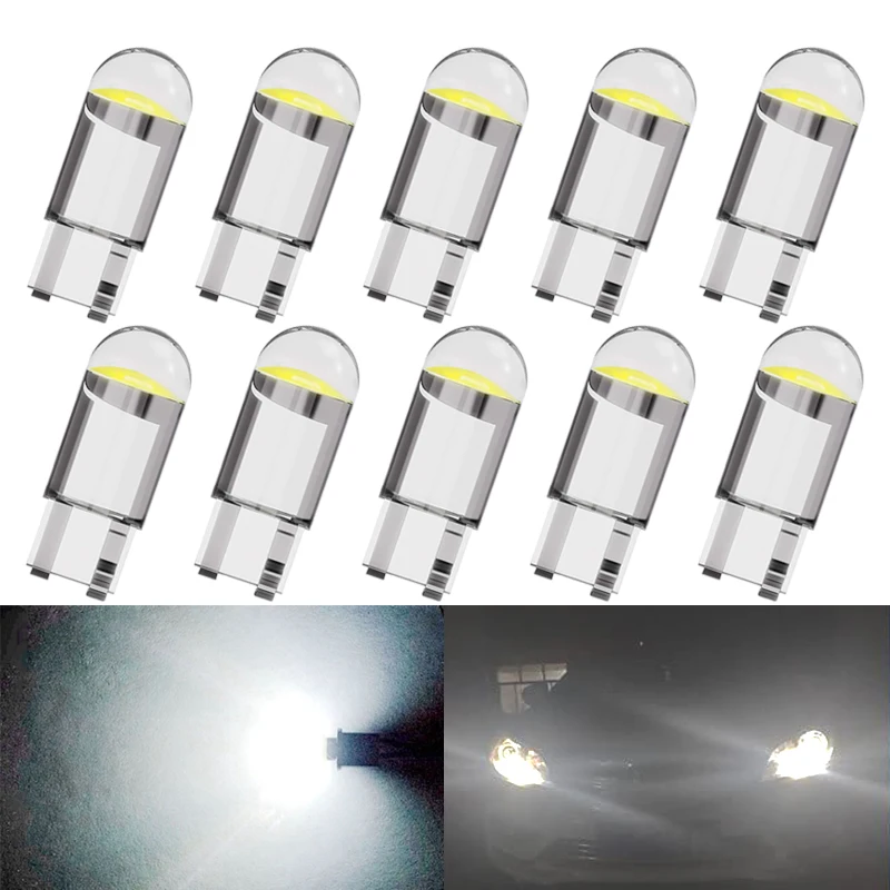 194 T10 Bulbs Super Bright Light Led 2825 W5W 175 168 Bulb for Car Interior  Dome Map Door Dashboard Trunk Courtesy License Plate Lights White (10 PCS)  : : Car & Motorbike