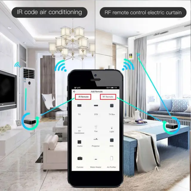 Tuya Smart Remote Controller Universal DIY Copy Smart Home Smart Life Voice Remote Control Works With Alexa And Google Home 3