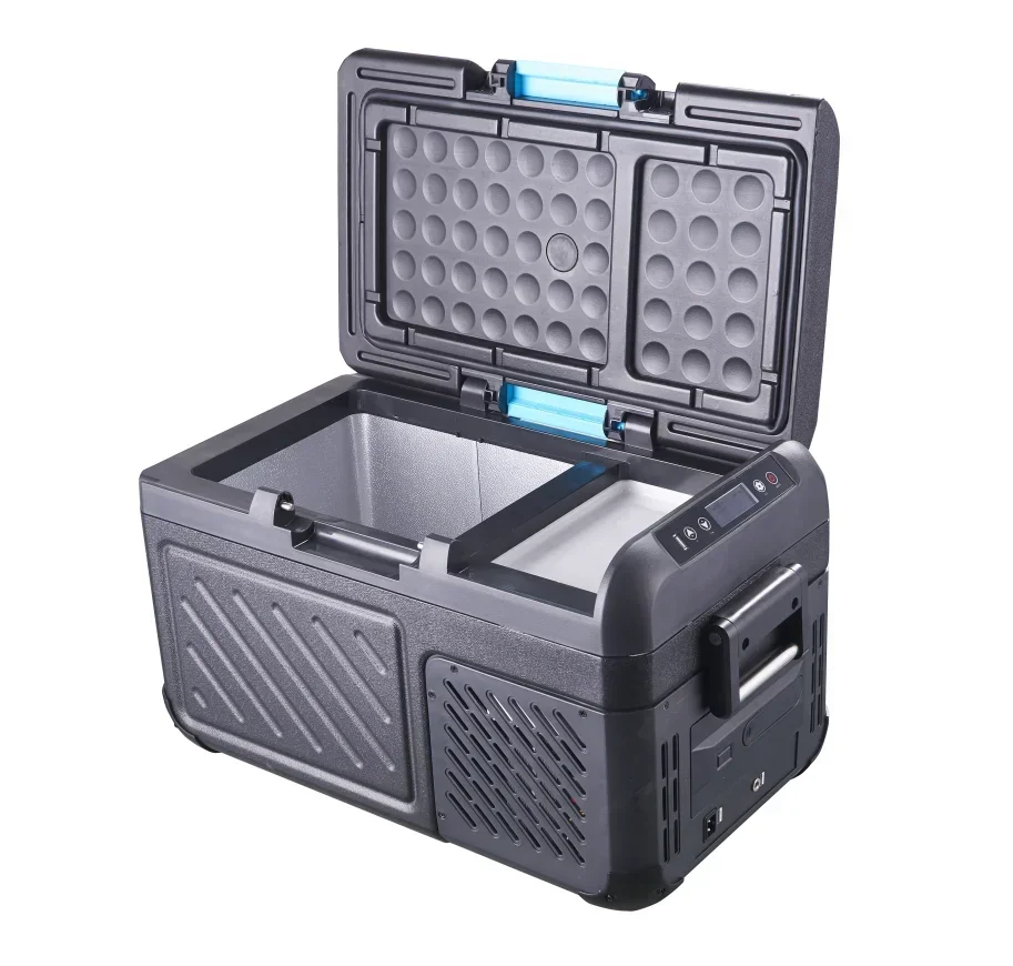 Hot Selling Factory Direct Sale PP+HDPE Material 18L Mini 220v 12v Portable Compressor Car Refrigerator 2