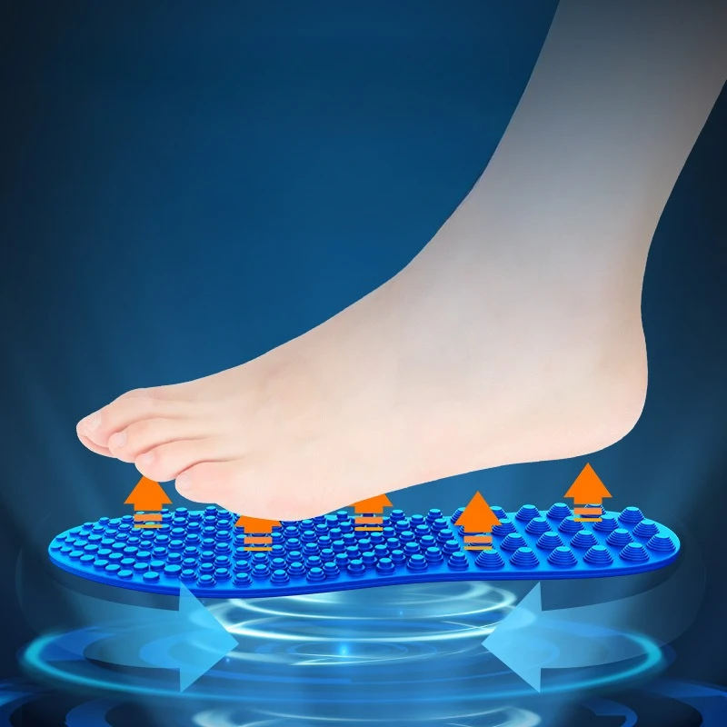 2/6Pcs Massage Insoles for Feet Comfort Shock Absorption Shoes Insole Men Women Shoe Sole Soft Acupressure on Foot Shoe Pads orthopedic insoles heel insoles shoe inserts