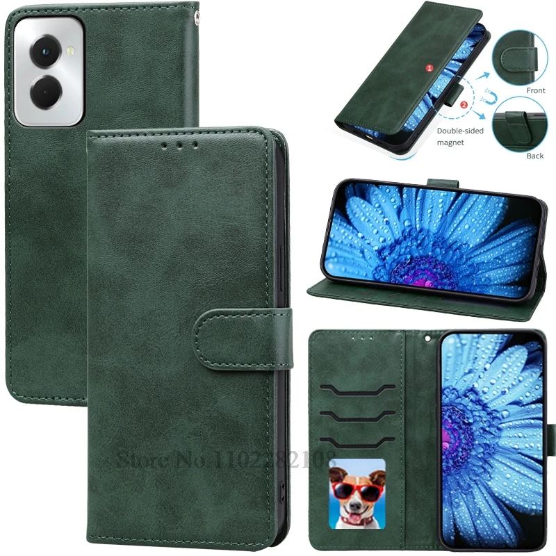 Leather Wallet Flip Cover - Protective Case