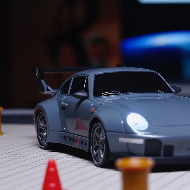 RC Mini Car Racing Drift Model 1/24 2.4G RC Vehicle Linkage Light Set Max Speed 20km/h Indoor Toys for Boys Kids Birthday Gifts 4