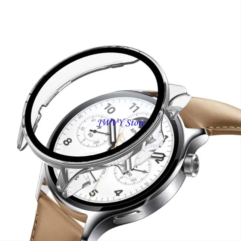 573A Für Watch S1 Displayschutzfolie, gehärtete Folie + Hülle, All-Inclusive-Bumper für Sh – Detail 1