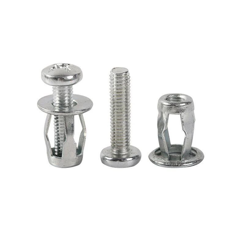 10 Pcs M5/M6 Jack Nuts Metal Screw Petal Nuts Screw For Hollow Wall jack nuts