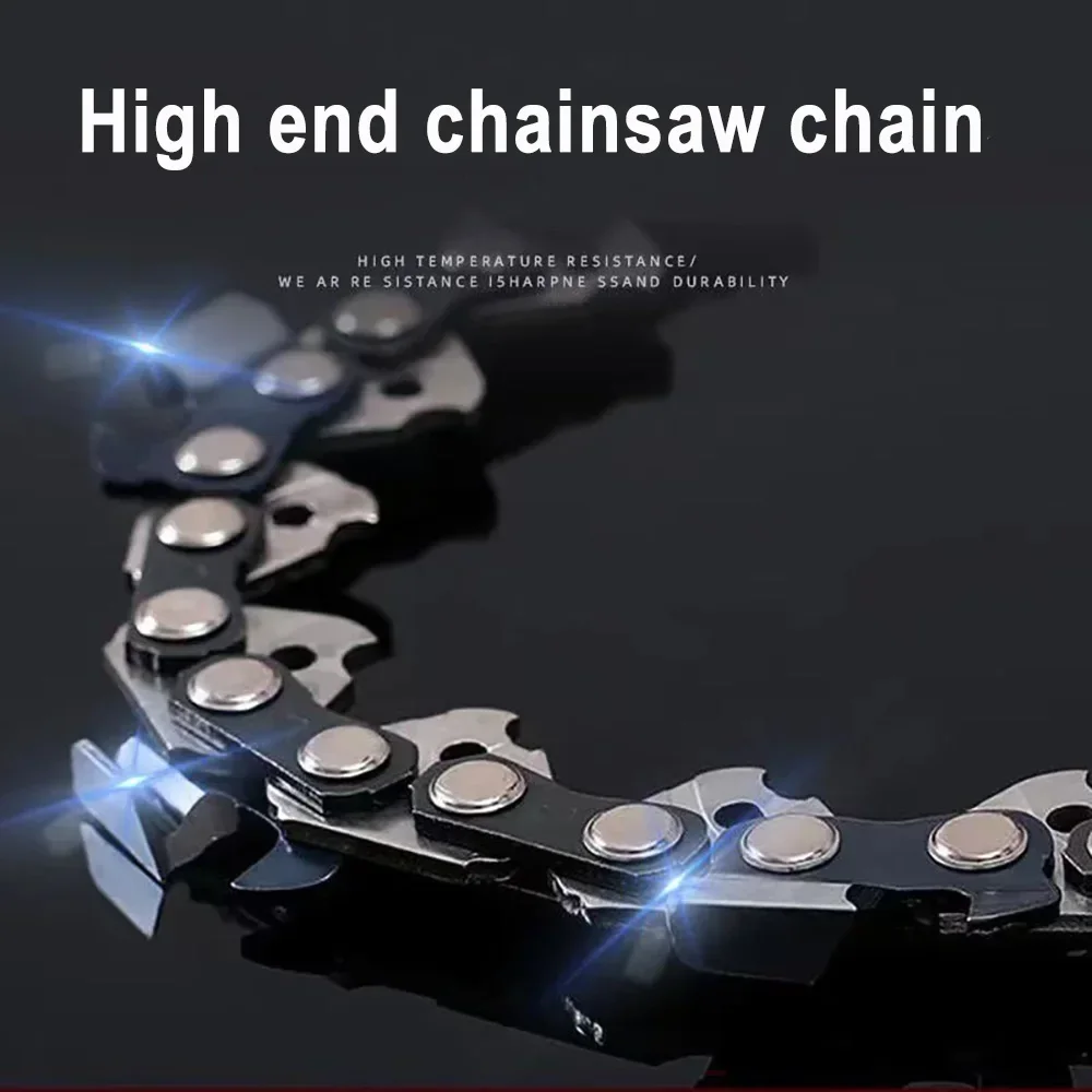High-Performance 8 Inch Alloy Chainsaw Chain Guide Bar Kit 33 Drive Links 3/8"LP Pitch 0.050" Guide Tooth Thickness Electric Saw 5
