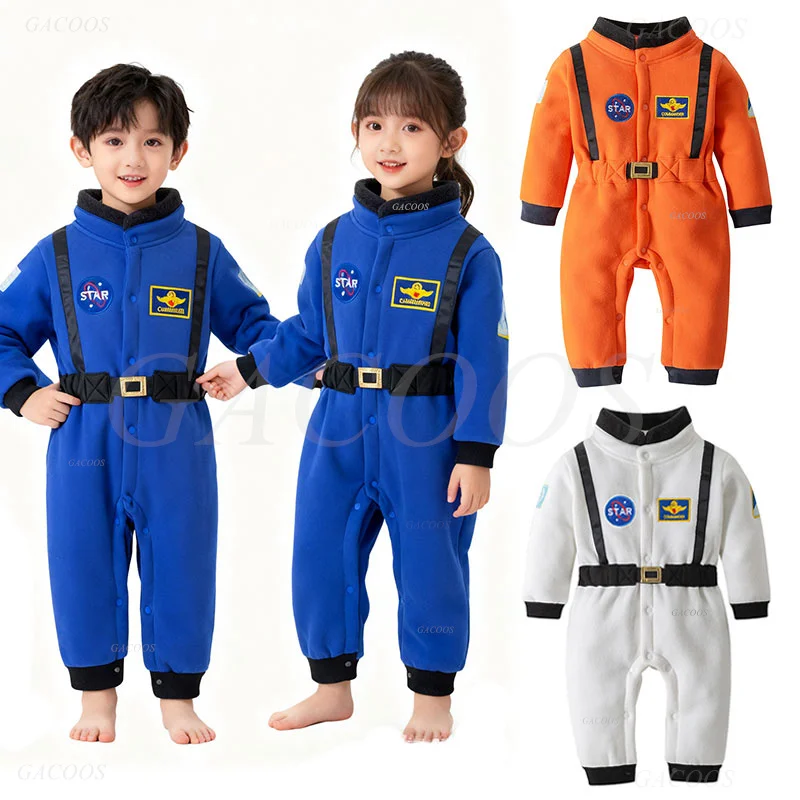 Astronaut Space Costume for Kids Jumpsuits Role Play Astronaut Space ...