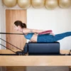 Pilates Double Loop Straps for Reformer Fitness D-Ring Straps ,Yoga Exercise Accessories for Home Gym Workout,1 Pair 6