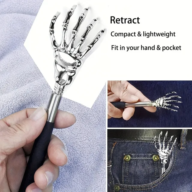 Portable Extendable Back Scratcher Stainless Steel Telescoping Back Scratcher for Both Human and Pets Extendable Back Massager 5 Portable Extendable Back Scratcher Stainless Steel Telescoping Back Scratcher for Both Human and Pets Extendable Back Massager 5