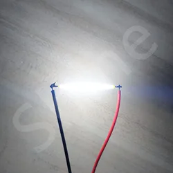 10-Pack COB LED Filament Edison Bulb Lamp Components - Versatile Voltage Light Diodes Accessories - 38mm DC57V 10pcs (6500K White)