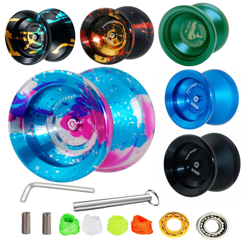 Yoyo Ball MAGICYOYO Y01-Node N12 Series Metal Yoyo 10-Ball Bearing W/ String Ropes Toys