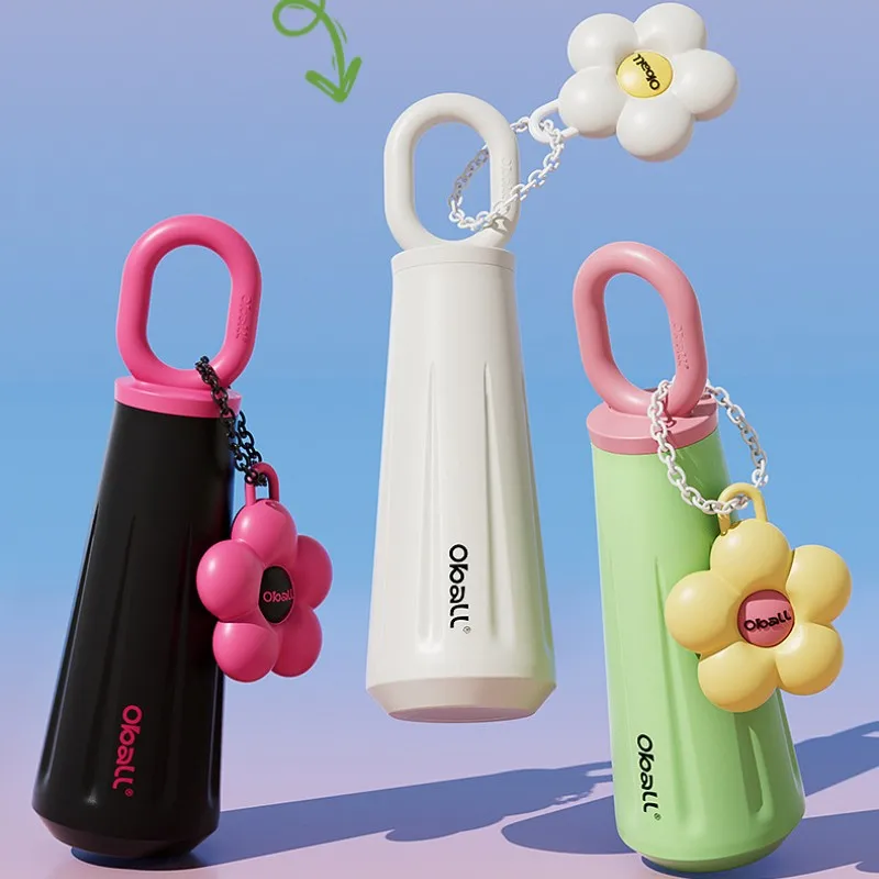 

316 Stainless Steel Thermos Cup 450ml New High-Looking High-End Kettle Fashion Portable Goddess Water Cup Thermos Cup 2023