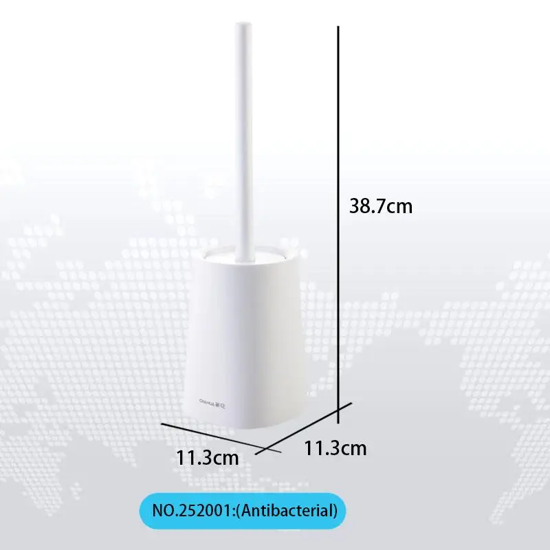 

Ultimate Antibacterial Camellia Toilet Brush Set for Effortless Bathroom Cleaning