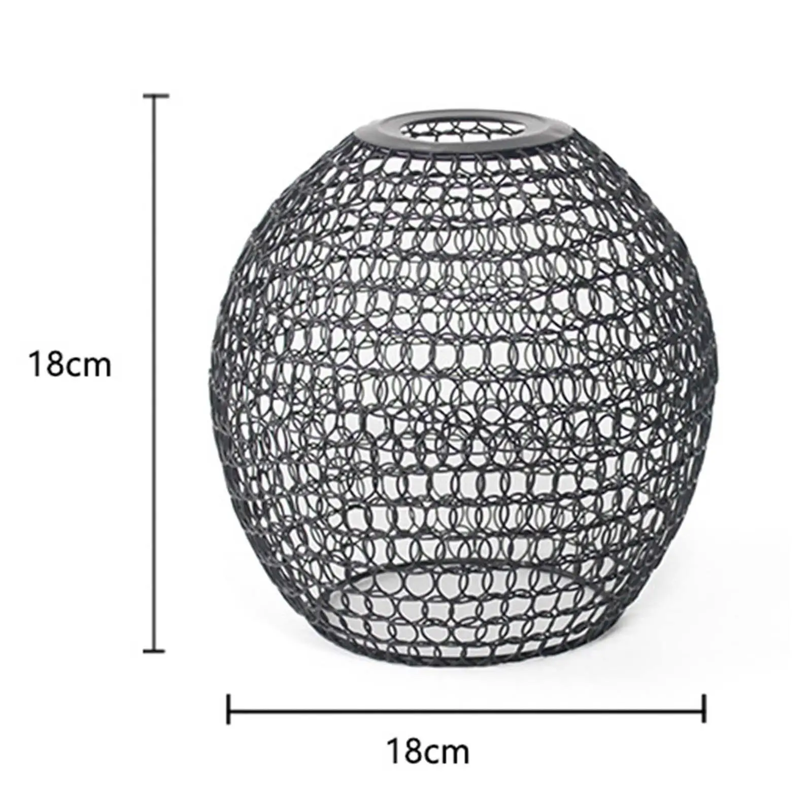 Lamp Shades Lighting Fixtures Ceiling Light Cover Metal Lamp Cage Lamp Guard for Bar Living Room Kitchen Hotel Table Lamp