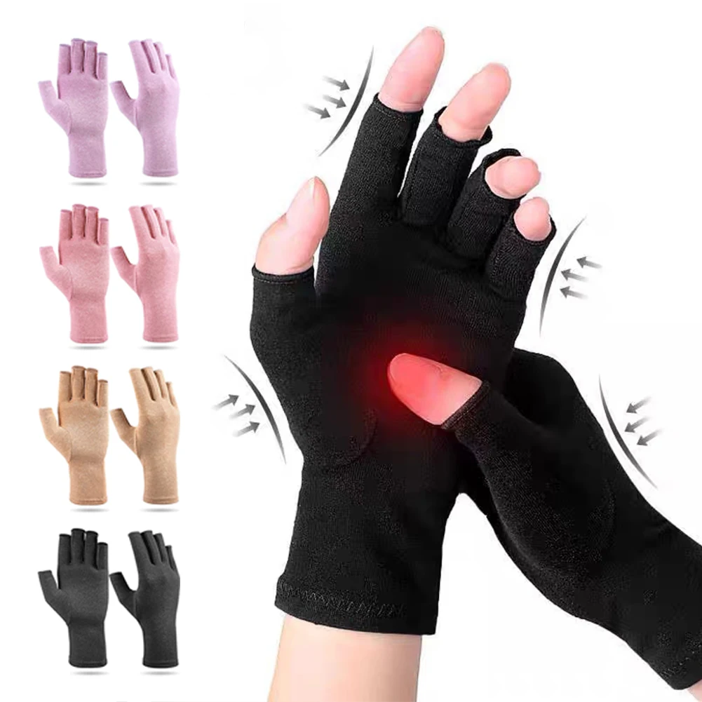 1 Pair Compression Arthritis Gloves Wrist Support Cotton Premium