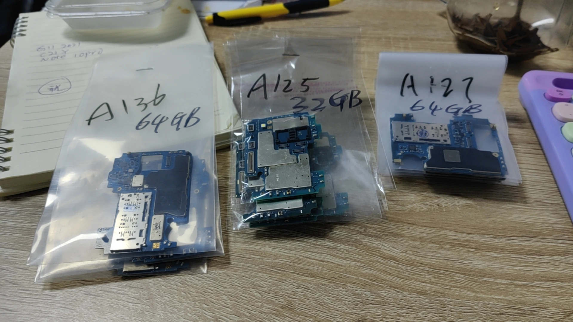 삼성 A30 A325F A326 A34 A50 A52 A53 A54 128GB 언락 메인보드 베스트셀러