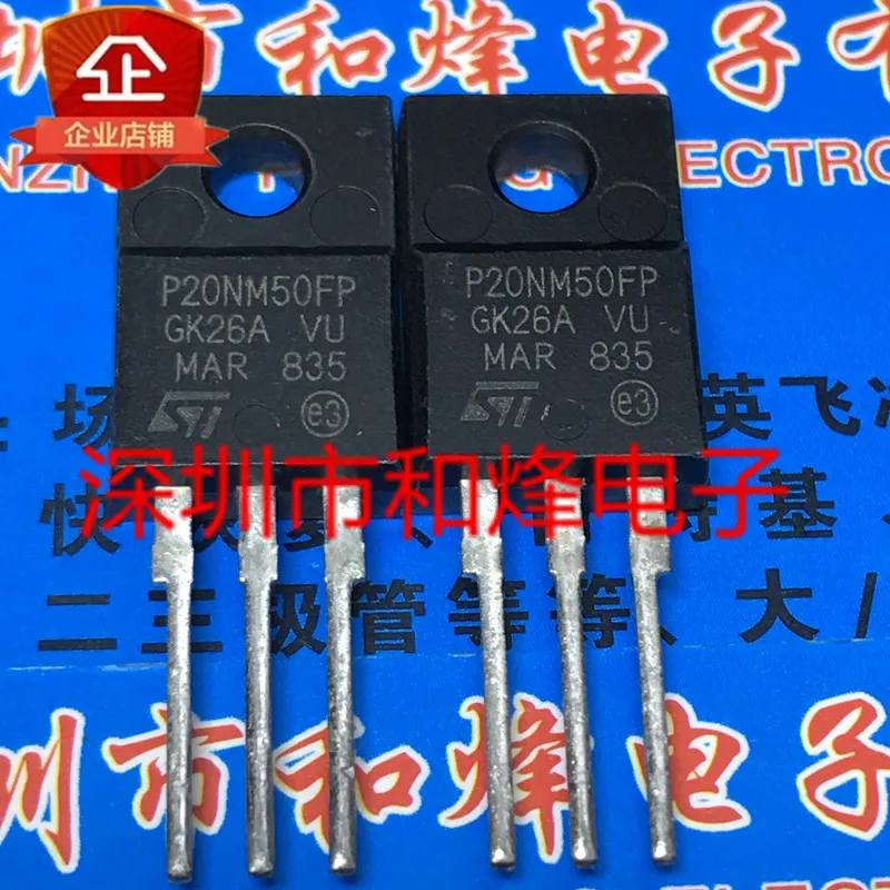 

Бесплатная доставка STP20NM50FP P20NM50FPTO-220F 500V 20A 20 шт