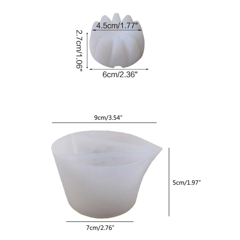 Silicone Split Cup 2/3/4/5 Chambers Reusable Silicone Pouring Divided Cups10Pcs/set for Fluid Art Acrylic Paint Resin DIY Making