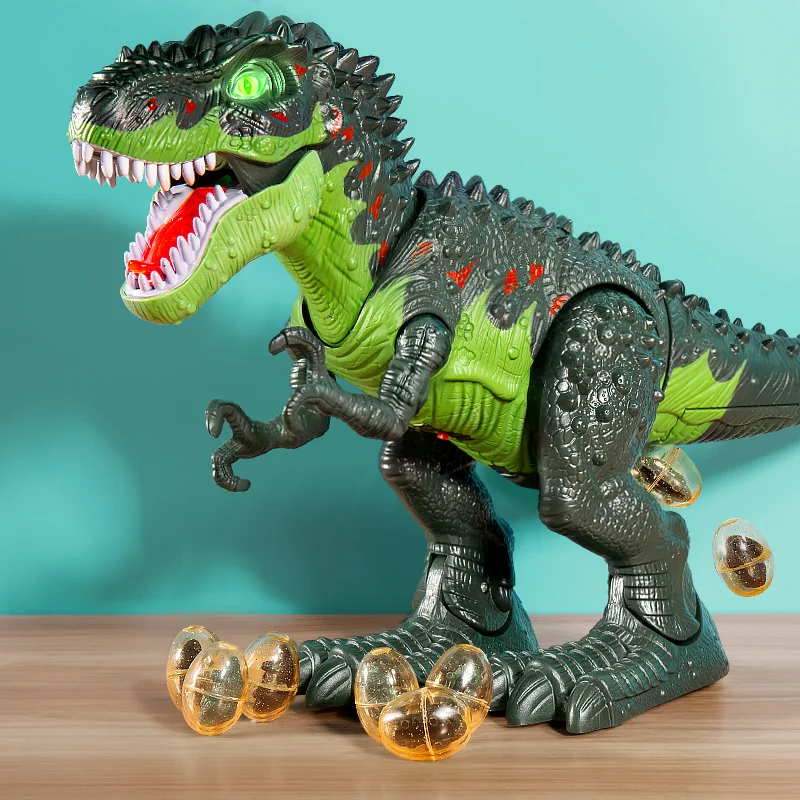 Boy Remote Control Dinosaur Toy Walk Sound Simulation RC Model Light Spray Education Game Children Toys For 3 Year Birthday Gift 2
