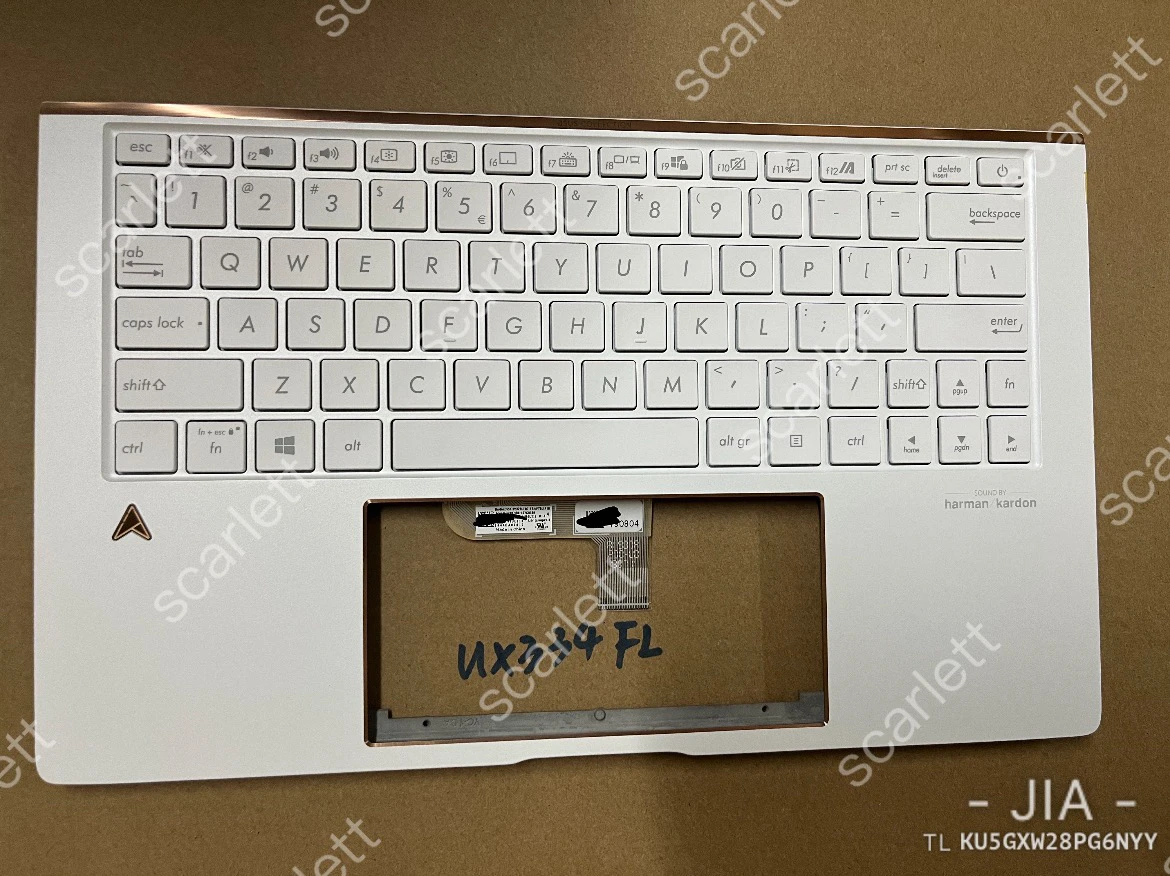 

Подсветка для ASUS ARTONE UX334 UX334F U334U UX334A U3600F Palmrest английская клавиатура верхняя крышка C корпус подсветка, белый