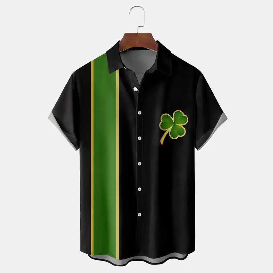 

St. Patrick's Day Shirt men-s-top Q1