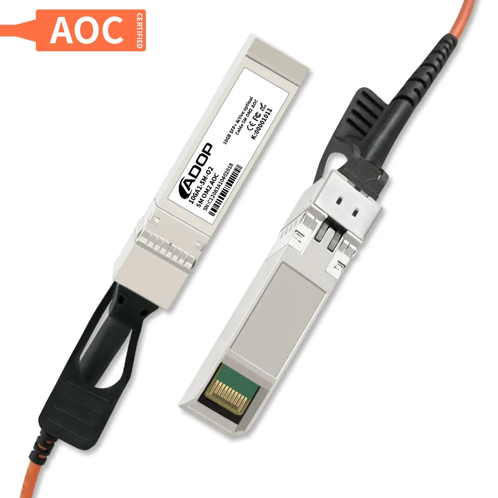 10G SFP+ AOC Cable 10GbE SFP+ to Active Optical Fiber Cable OM3 MMF Direct-attach Fiber Assemblies Cisco