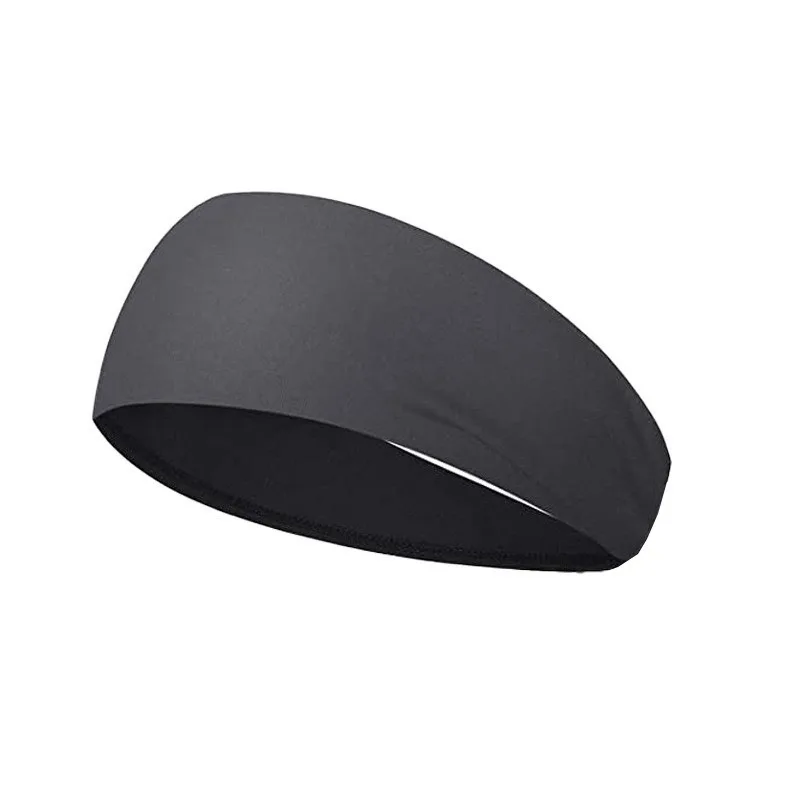 Neues Lauf-Fitness-Stirnband Sport-Yoga Schweißabsorbierendes Antiperspirant-Band Elastisches Baumwoll-Kopftuch Einfarbiges Kopftuch – Detail 18