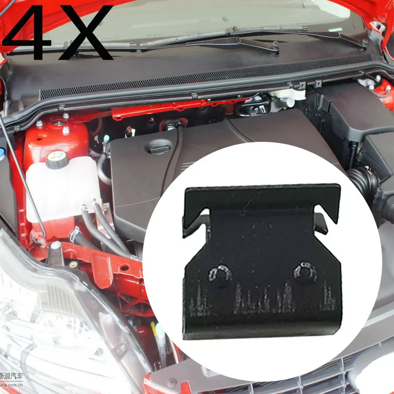 4X Per Ford Tourneo/Transit Connect Courier Custom Cowl Scuttle Panel Trim Clips Metal 1329640