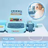 Simulation Shopping Cash House Toys Electronic Game For Kids Lighting And Sound Effects Supermarket Cashier Toys Boy Girl Gifts 5