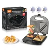 Electric Sandwich Maker with Non-Stick Plates Waffle Maker 2-IN-1 Cooking Breakfast Machine Grilled Cheese Tuna Melts Snacks 1