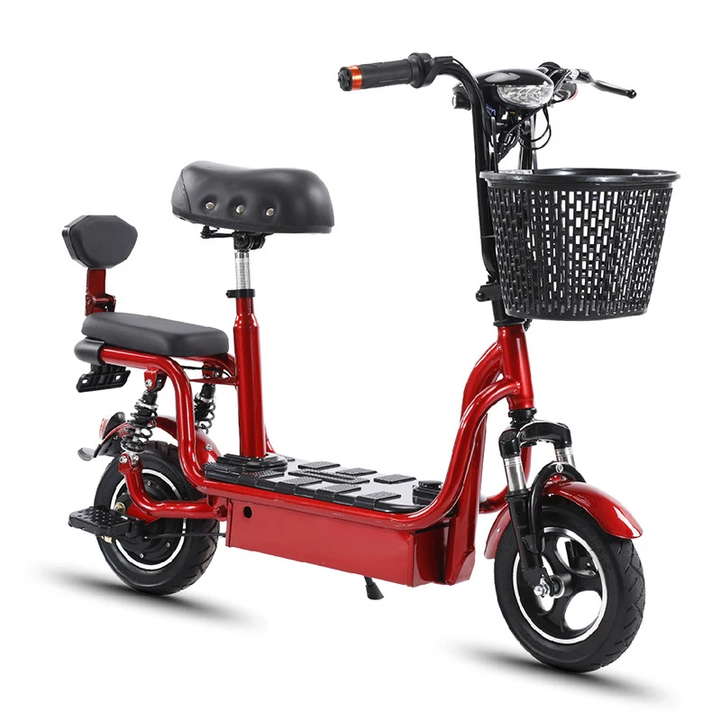 Bicicleta Eléctrica Para Adultos Con Batería Removible De 48v 10 Ah Motor  350w Sin Escobillas 40 Km/H Negra