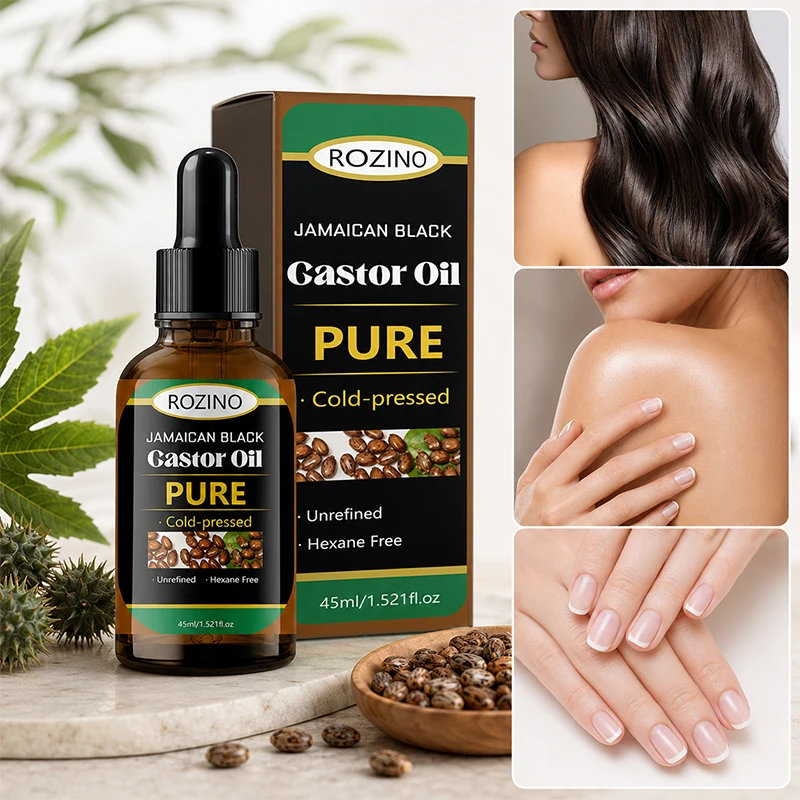 Pure Castor Oil: Natural Cold-Pressed Unrefined Oil
