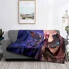 marshal  Caitlin :game Theme, Printed Flannel Throw Blanket,Perfect for Bedroom or Sofa Décor,Cozy and Warm for Winter 6