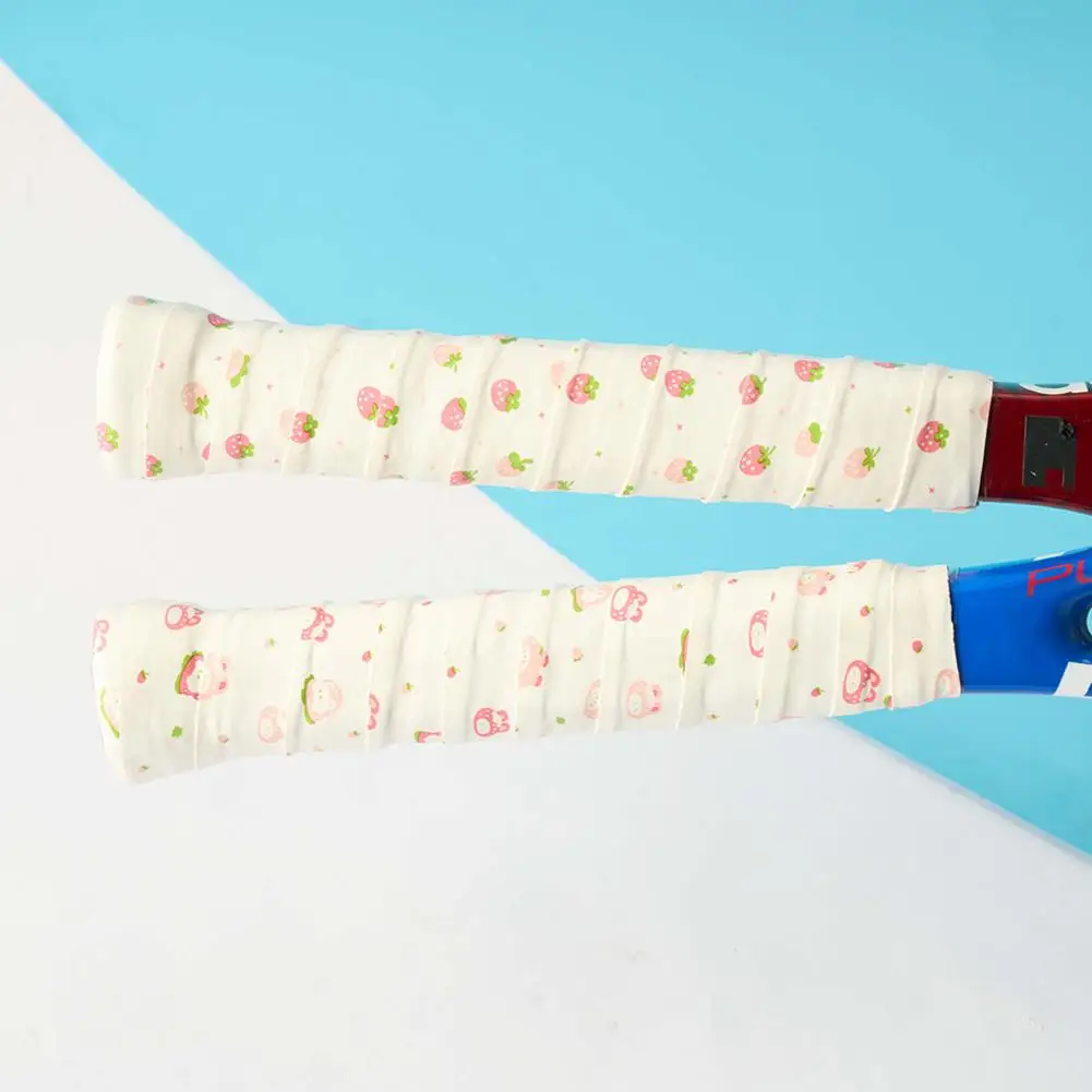 Anti-slip Sweatband Badminton Grip Badminton Racket Grip Sweat-absorbing Hand Glue Sport Tape Windings Over for Fishing