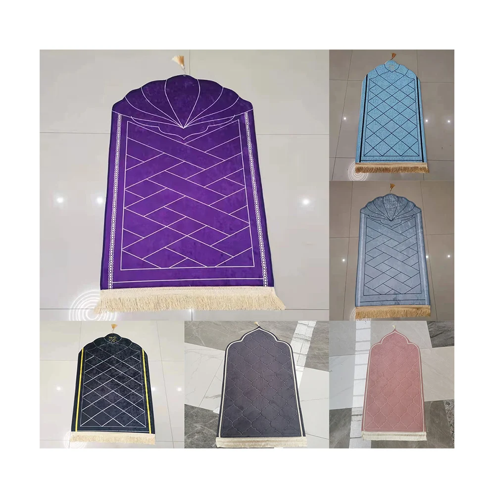 Vip Muslim Prayer Rug Portable Travel Worship Mat Pilgrimage Mat Family