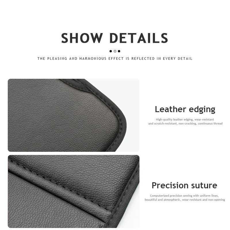 1pcs PU Leather Car Anti-Kick Pad Accessory For Peugeot 206 207 3008 301 406 108 408 607 307 807 4008 107 308 106 208 407 205