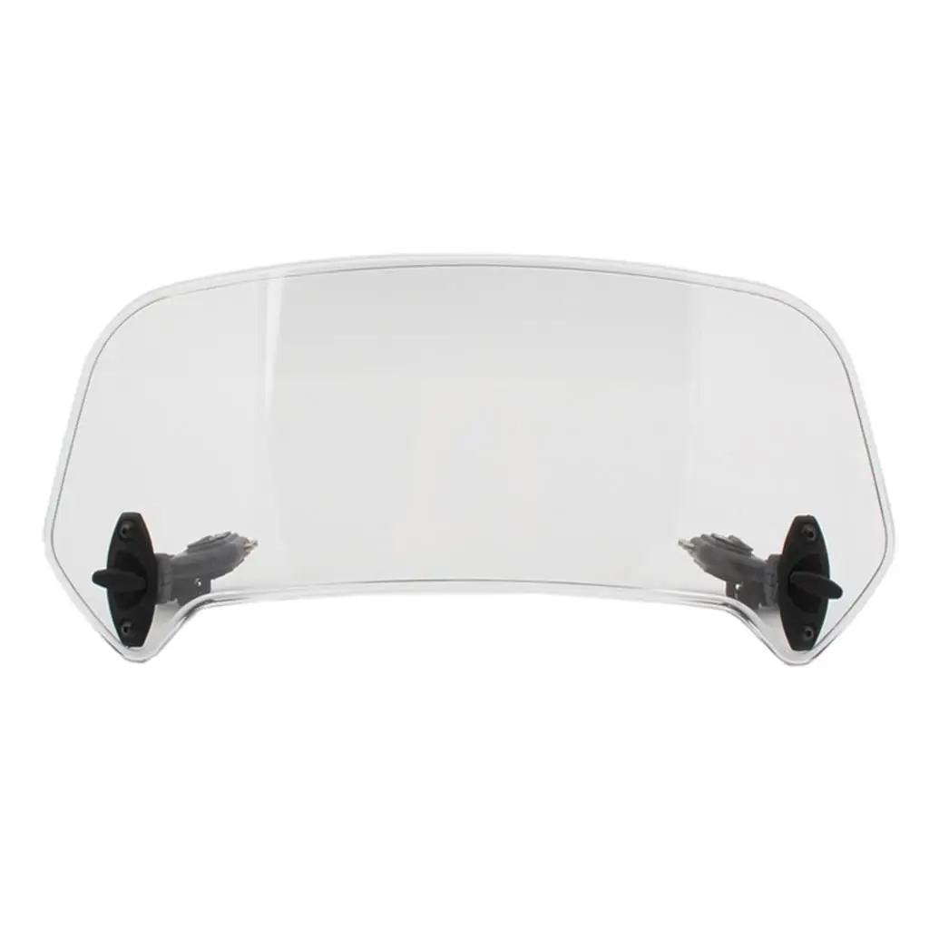 Motor Adjustable Windshield Screen Extension Spoiler Wind Deflector - Clear Motor Adjustable Windshield Screen Extension Spoiler Wind Deflector - Clear