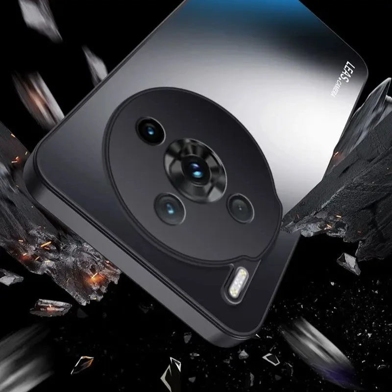 Magnetic Ring Stand Case - Matte Bumper Anti-Fingerprint Protective Cover