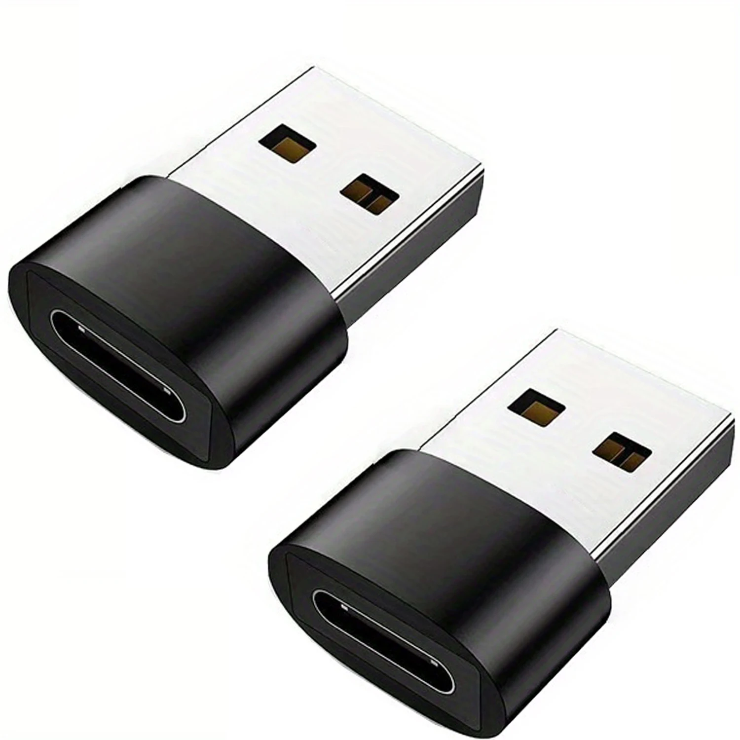 USB-C to USB Adapter Converter (Male to Female) - Pack of 1 or 2
