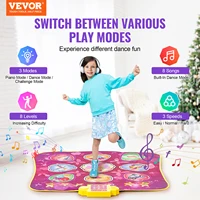 VEVOR Kids Electronic Dance Mat 9-Button Dancing Step Play Pad with 3 Game Modes 8 Challenge Levels for Girls Birthday Toys Gift 2