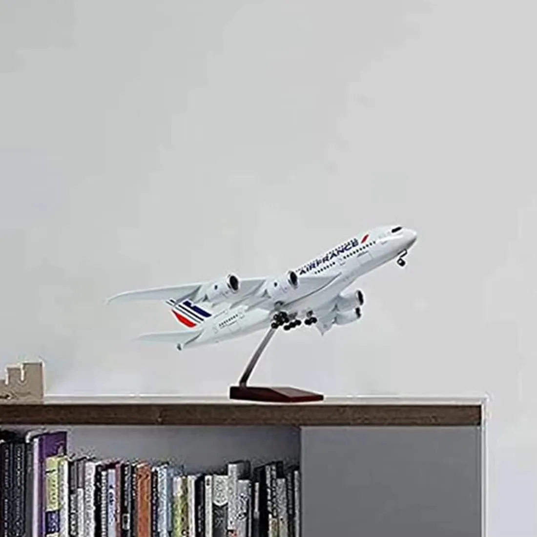 에어버스 A380 항공기의 정교한 소장용 미니어처