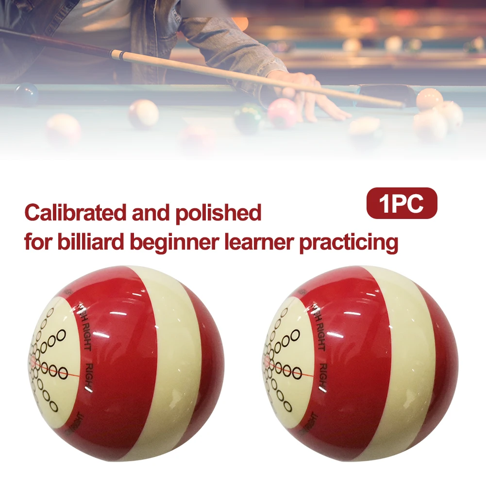 Standard Pool Table Cue Ball Practice Gift Beginner Replacement Accessories Indoor Training Resin Durable Billiard Calibrated