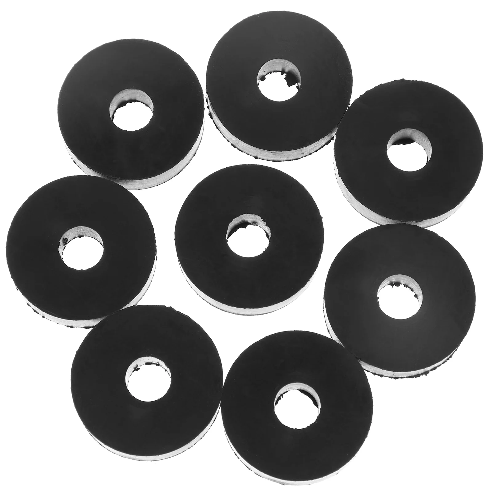 

8 Pcs Rubber Isolation Pad Grommets Washer Black Washers Repair Abrasion Resistant Heavy