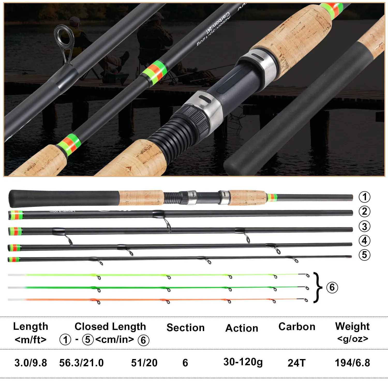 Cork Handle Spinning Rod 2