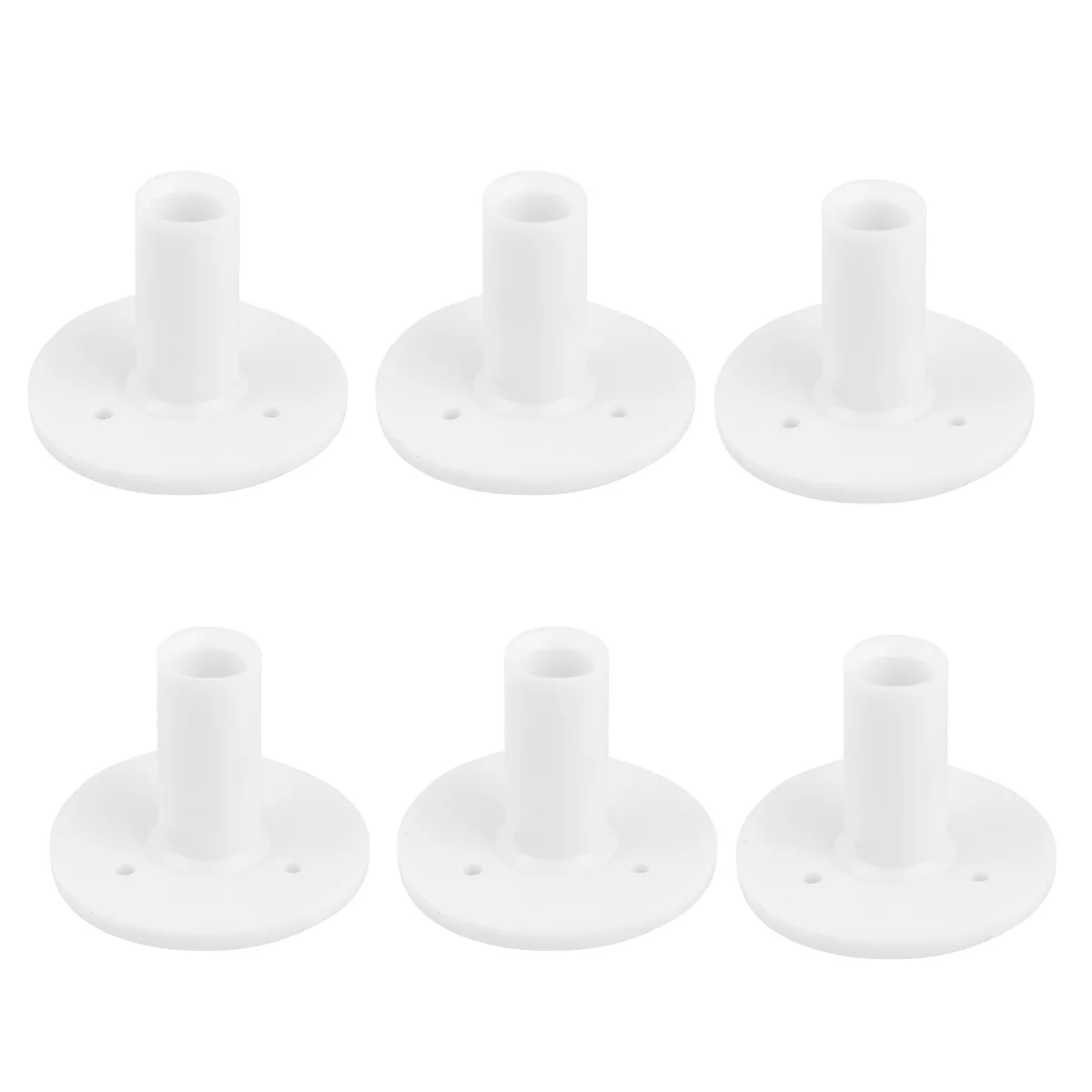 

12Pcs Rubber Tee Mat Tees for Practice and Driving Range Mats (White)
