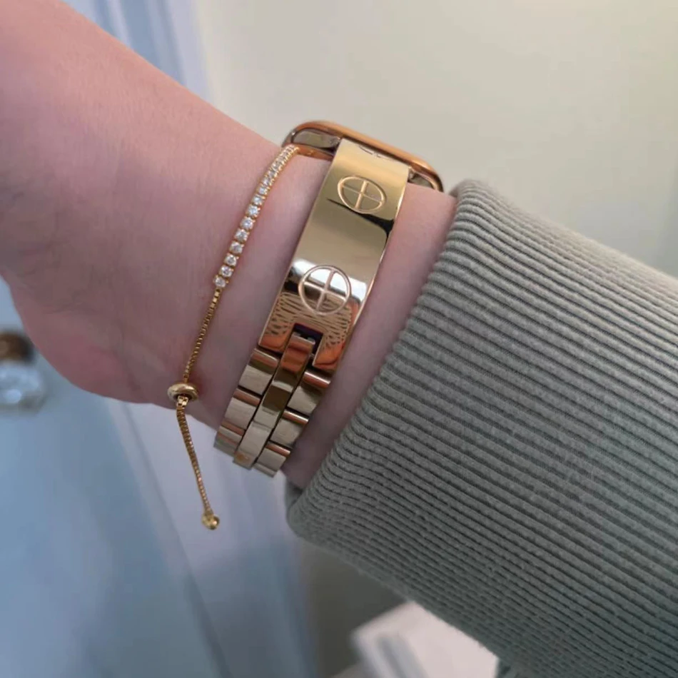 Luxury Stainless Steel Watch Bracelet Strap
