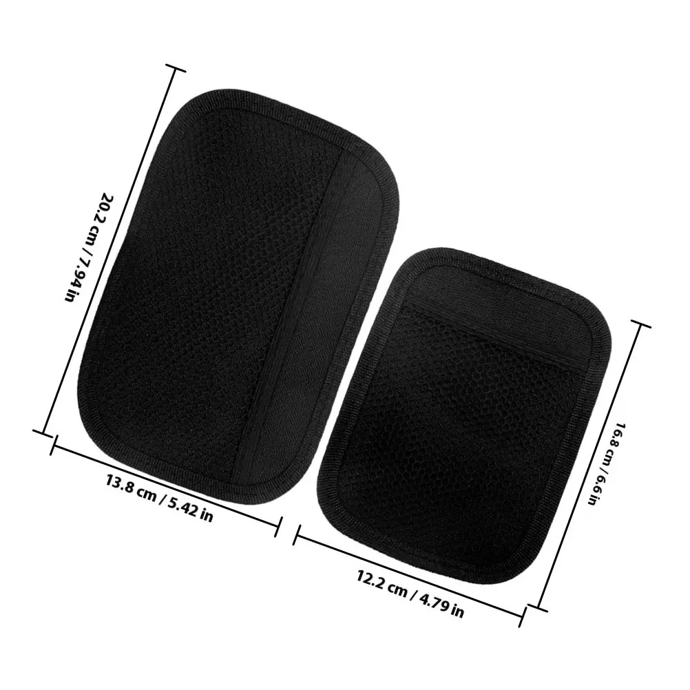 2Pcs 자동차 보관 네트 가방 끈끈한 접착식 주최자 미니 메쉬 포켓 전화 키 작은 물건 자동차 인테리어 액세서리